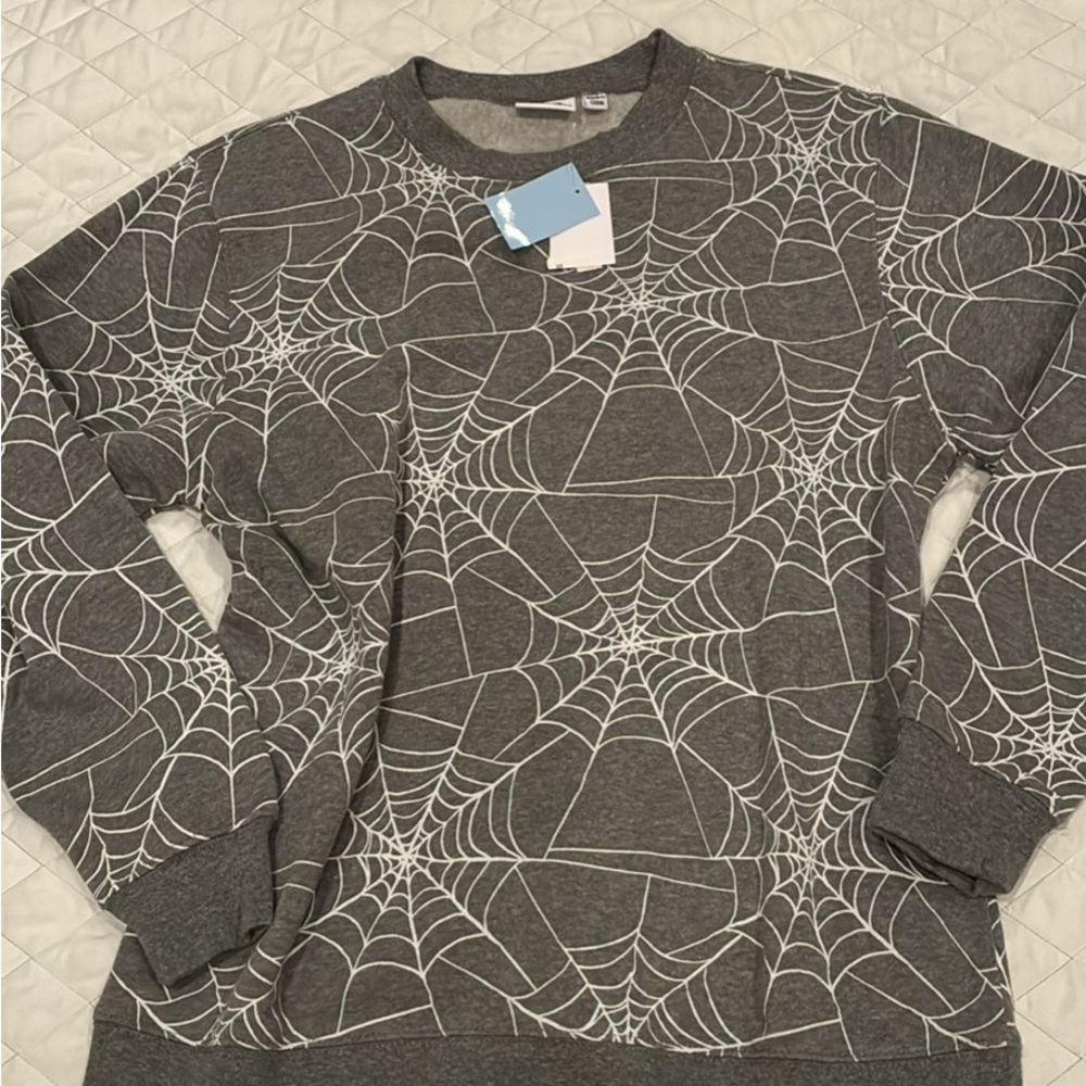 Spider Web Halloween Crewneck